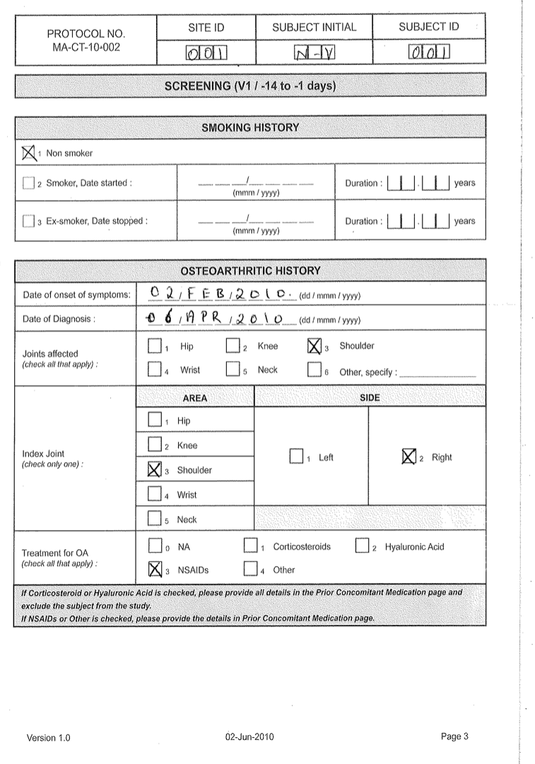 Case Report Form – RIAT Support Center