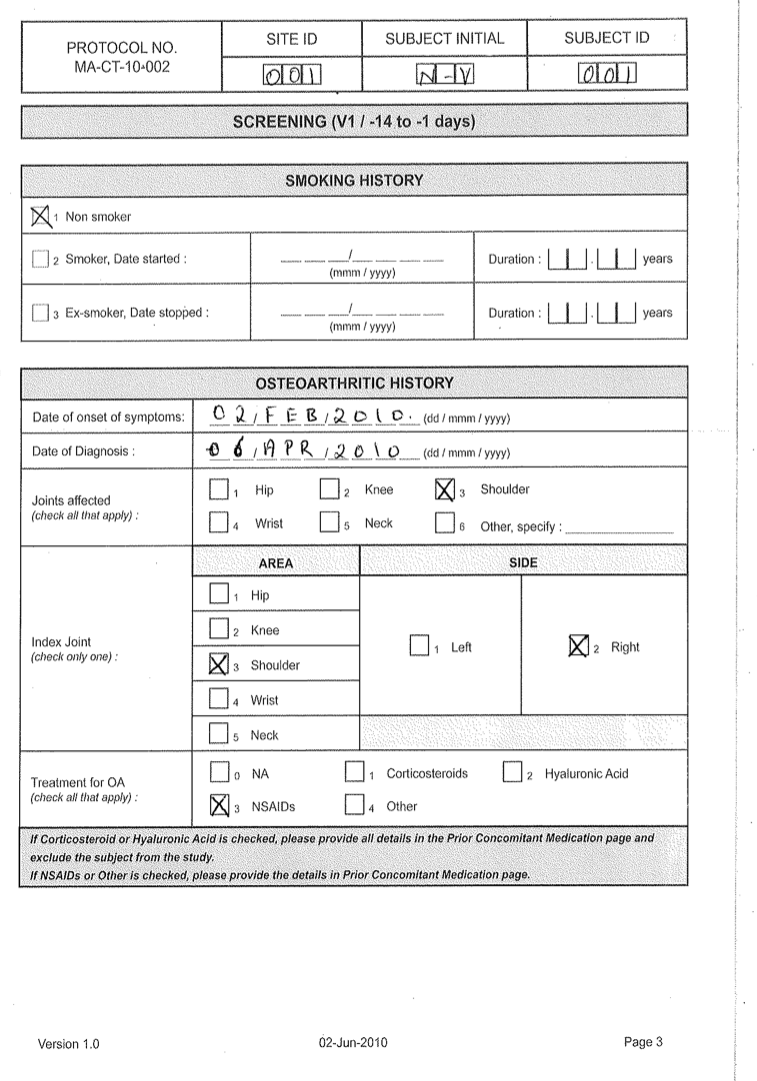 Case Report Form Template New Creative Template Ideas